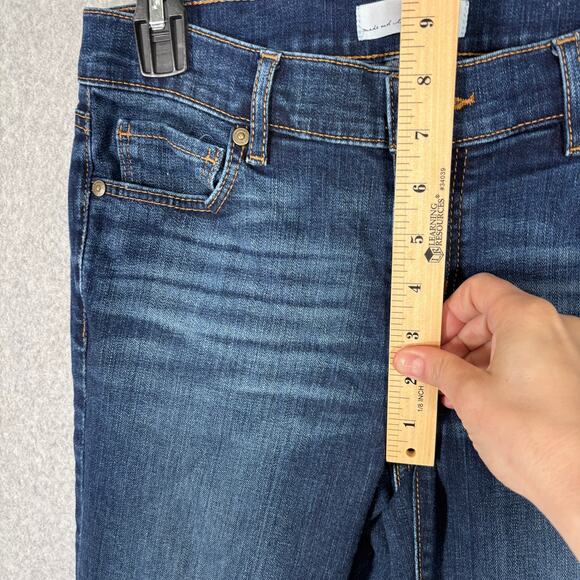 Y2K LOFT Bootcut Jeans 4T Modern Baby Boot Low Rise Stretch Faded Western 27x32 - Picture 6 of 11